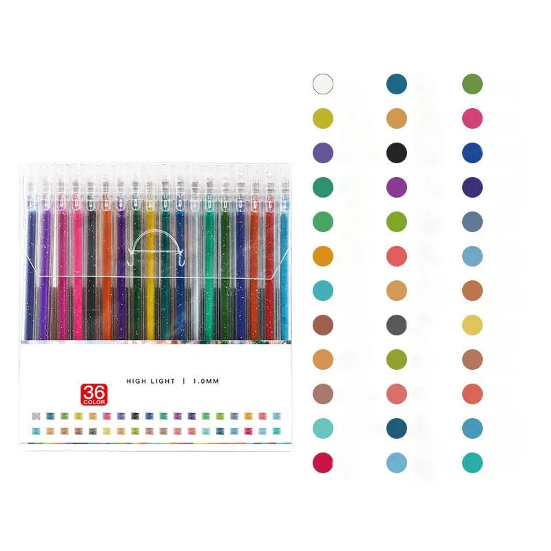 Colorful Gel Pen Set for Journaling & Art Designs