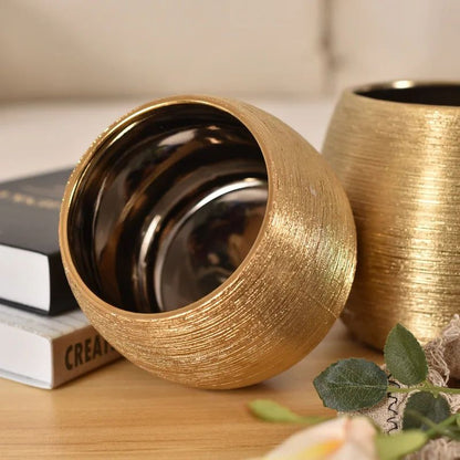 Luxury Rose Gold Planter Pot