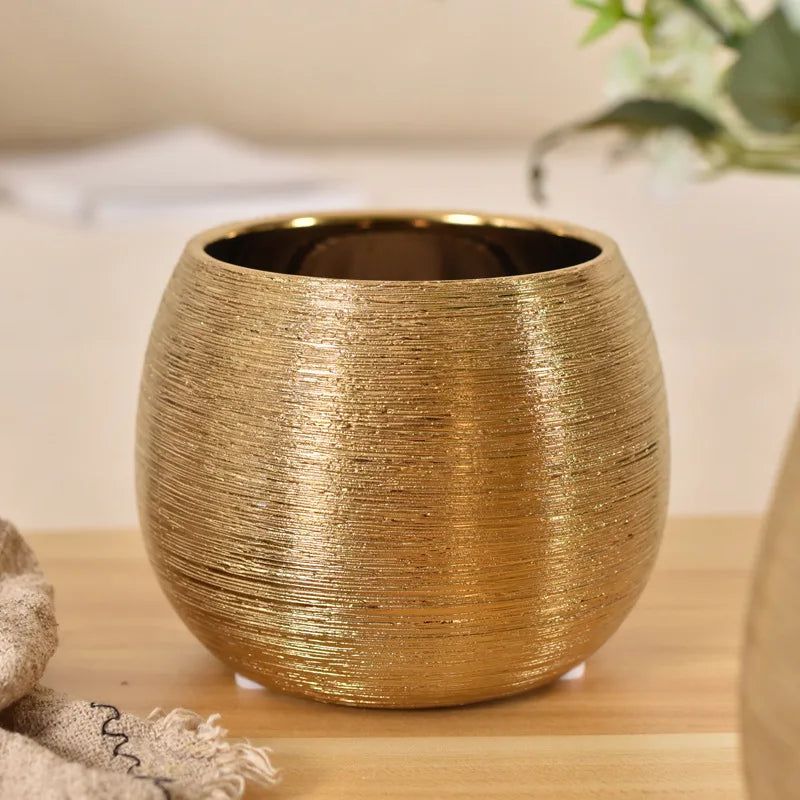 Luxury Rose Gold Planter Pot