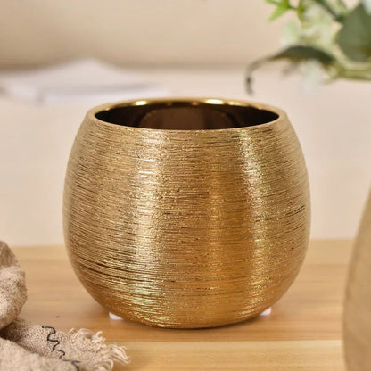 Luxury Rose Gold Planter Pot