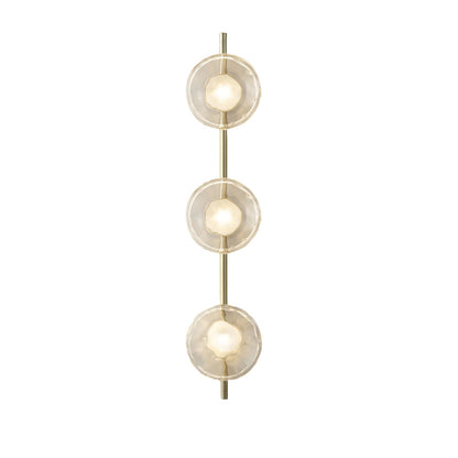 Minimalist Round Glass Wall Light