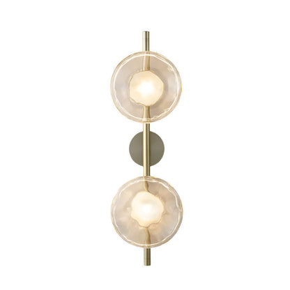Minimalist Round Glass Wall Light