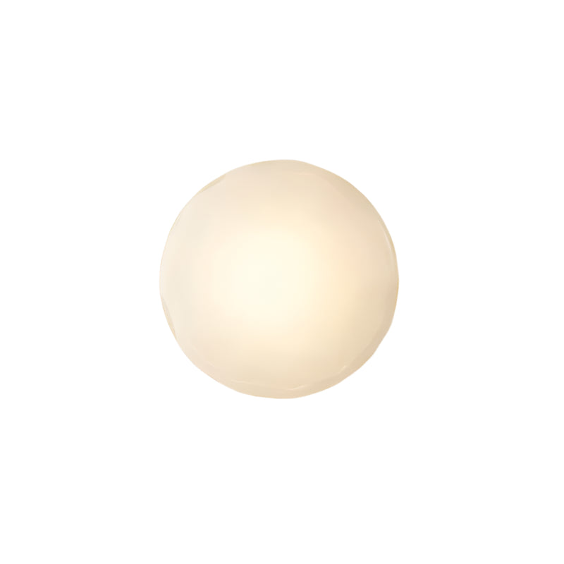 Minimalist Round Glass Wall Light