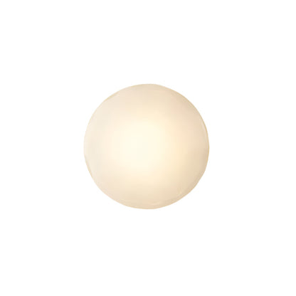 Minimalist Round Glass Wall Light