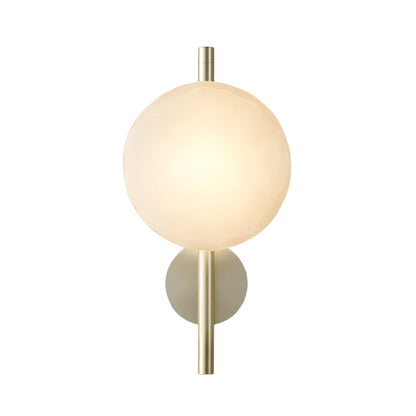 Minimalist Round Glass Wall Light