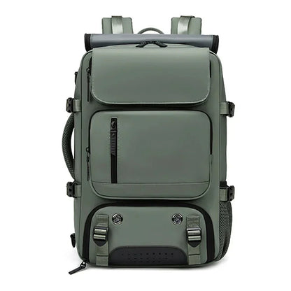 Extra Large Water Resistant Hiking Backpack with USB Charger