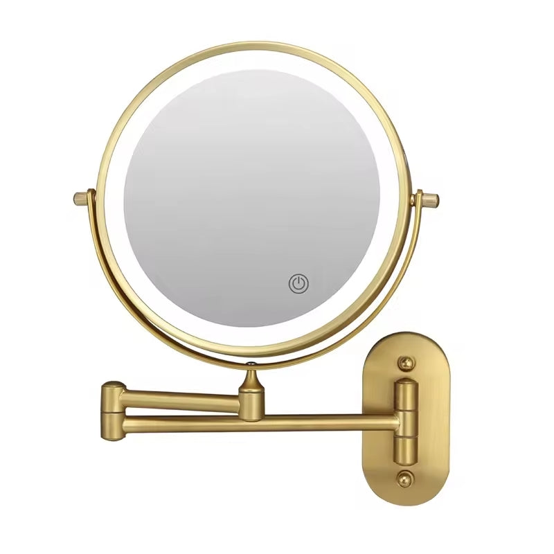 Portable LED Makeup Mirror with 3X Zoom