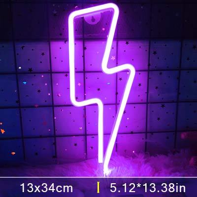 Colorful LED Neon Wall Light Sign Decor