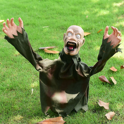 Spooky Animated Zombie Yard Halloween Decor