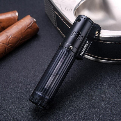 Portable Fast Flame Turbo Butane Lighter