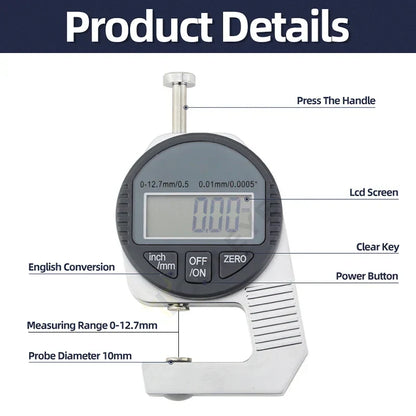 Yeezlab | Accurate Electronic Thickness Gauge Tool