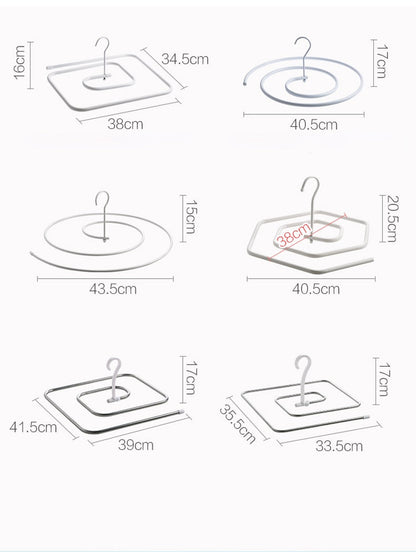 Compact Folding Spin Dry Rack