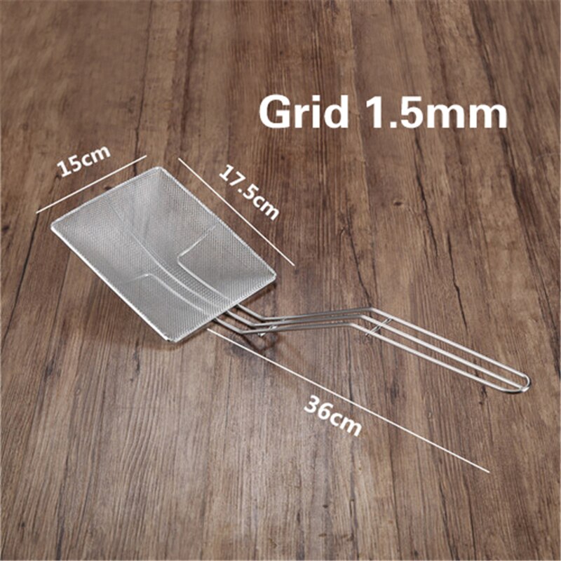 Premium Metal Frying Strainer Spoon