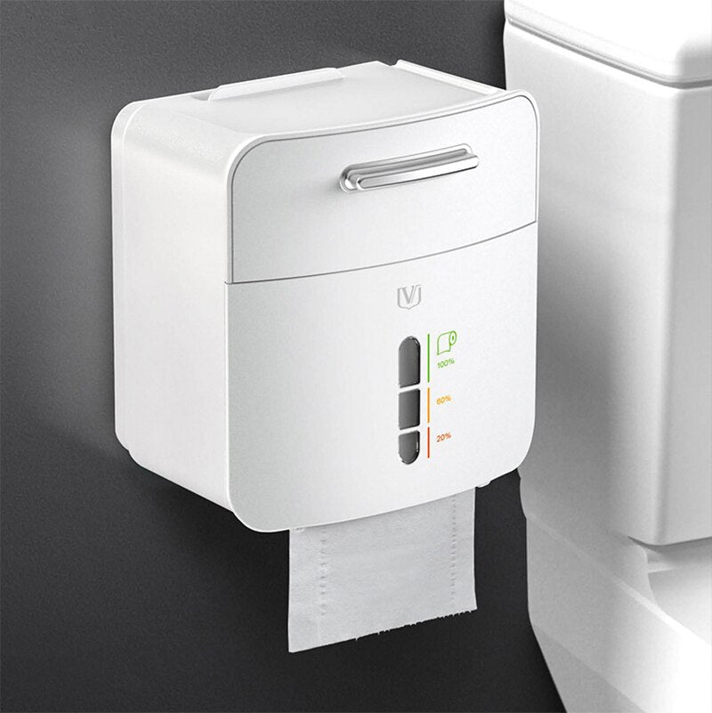 Space Saving Bathroom Tissue Holder Rack