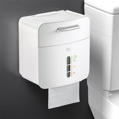 Space Saving Bathroom Tissue Holder Rack