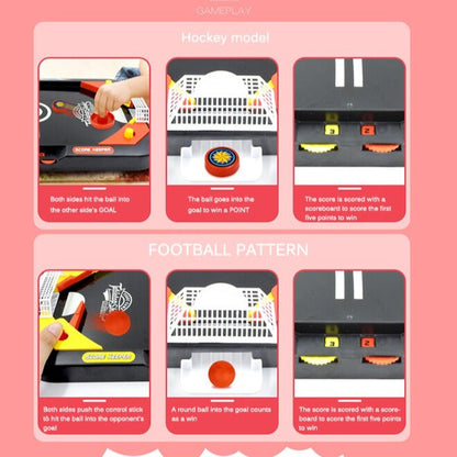 Compact Home Air Hockey Table Set