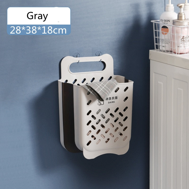Collapsible Wall Mount Laundry Hamper