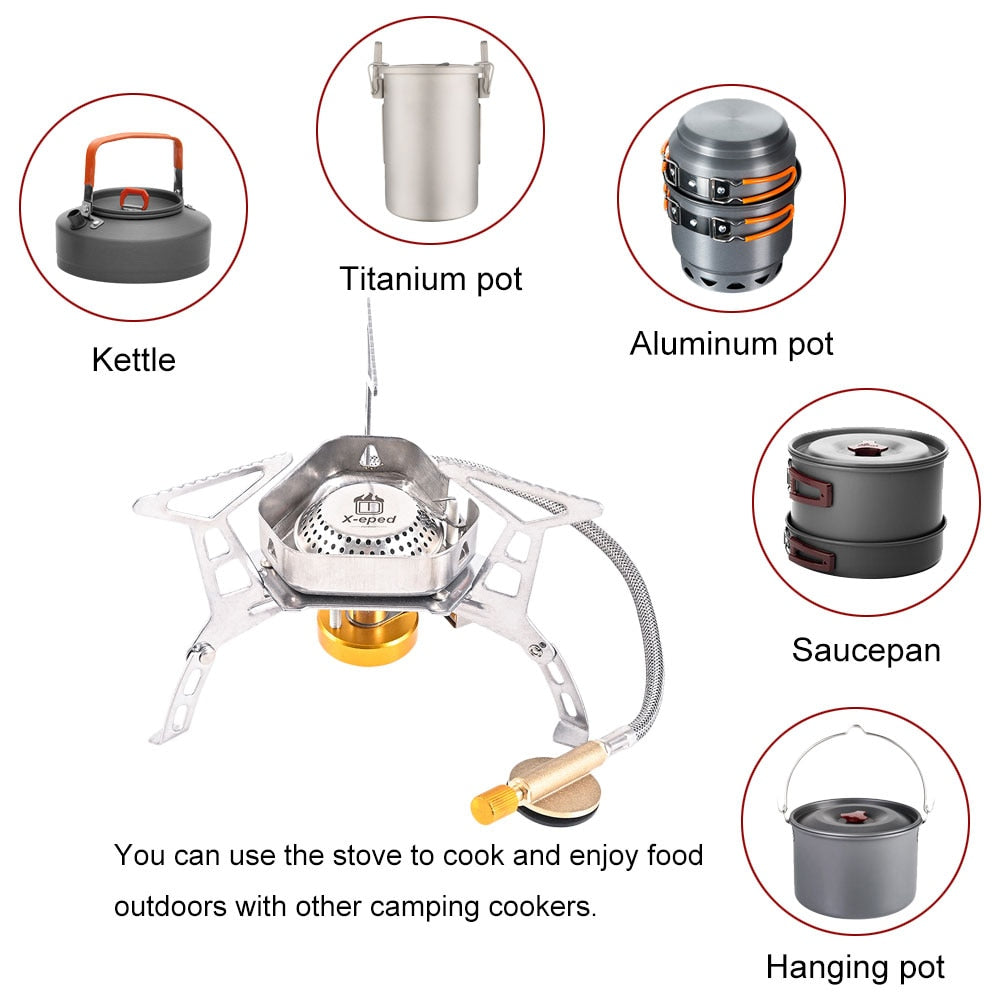 Portable Waterproof Camping Gas Burner
