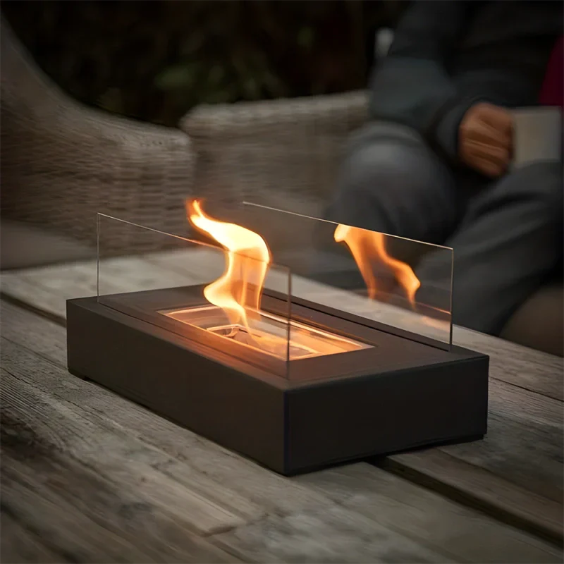 Realistic Flame Indoor Tabletop Fire Pit