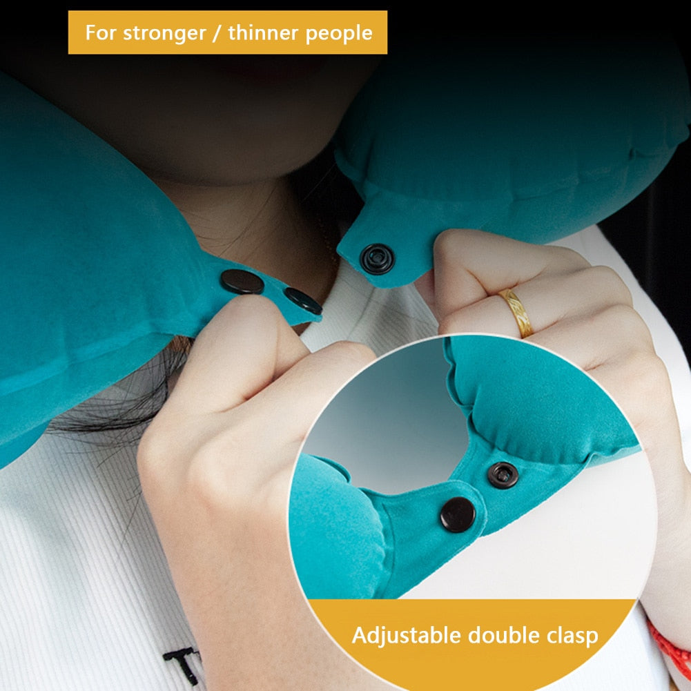 Comfortable Travel Inflatable Neck Support Pillow