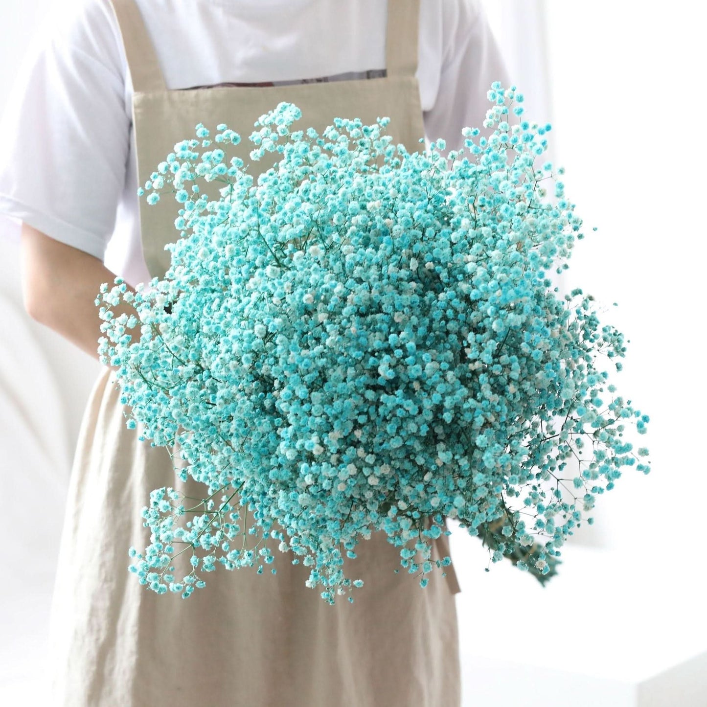 Realistic Air Dried Baby Breath Floral Arrangement