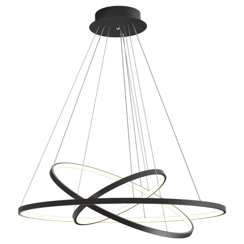 Circular Crystal Pendant Light