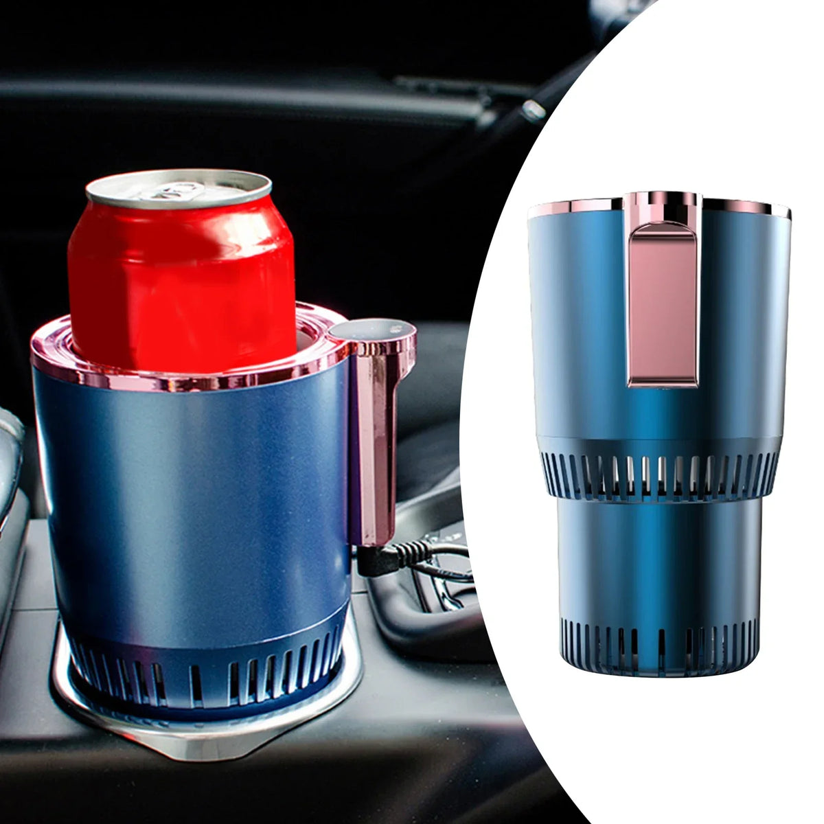 2 in 1 Auto Heat Cool Cup Holder - Yeezlab