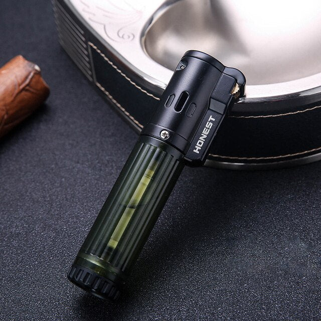 Portable Fast Flame Turbo Butane Lighter