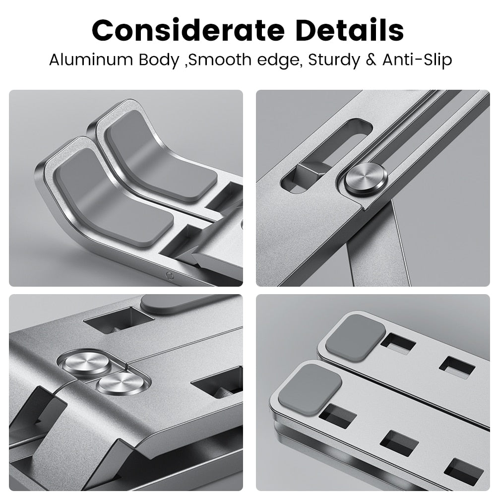 Compact Adjustable Laptop Desk Stand