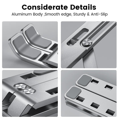 Compact Adjustable Laptop Desk Stand