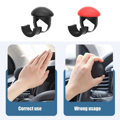 Compact Aluminum Steering Wheel Handle Grip Booster