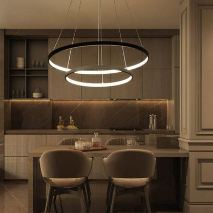 Circular Crystal Pendant Light