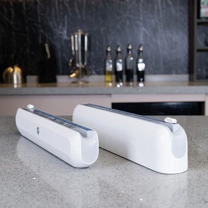 Compact Kitchen Wrap Cutter Storage Container Box