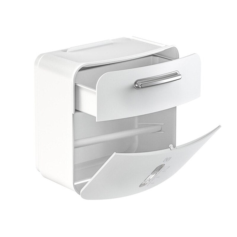 Space Saving Bathroom Tissue Holder Rack