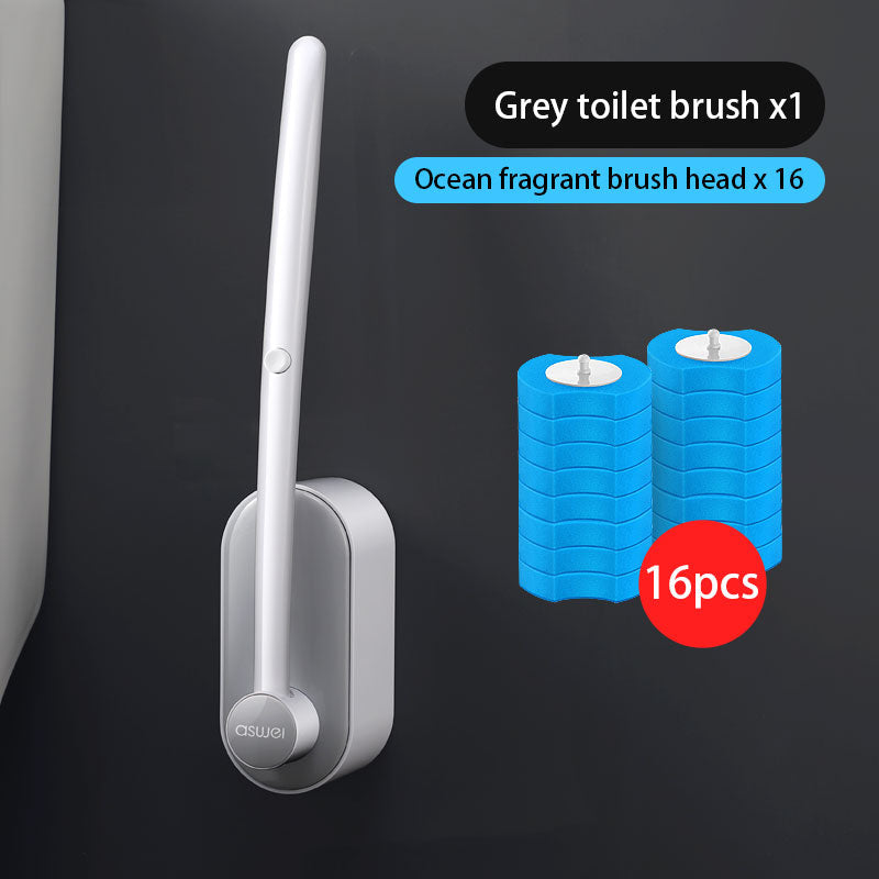 Extended Reach Bathroom Toilet Brush Set - Yeezlab