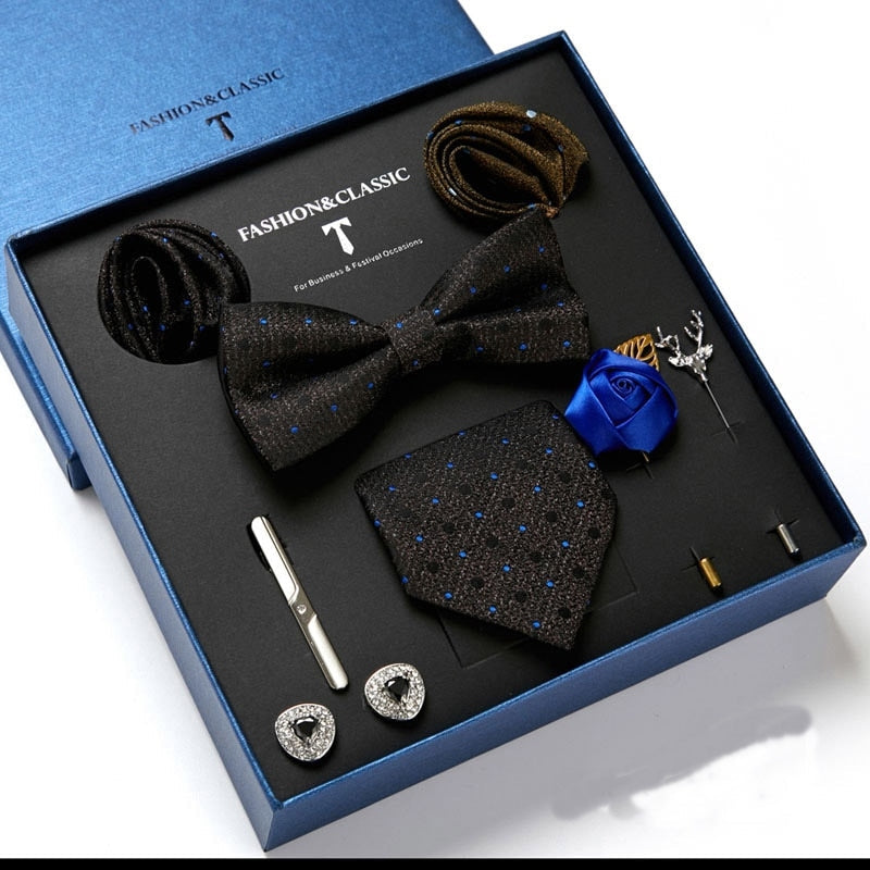 Premium Men's Tie Collection Gift Set