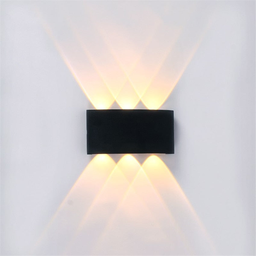 Stylish LED Wall Light Waterproof Indoor Outdoor Use