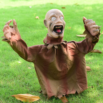 Spooky Animated Zombie Yard Halloween Decor