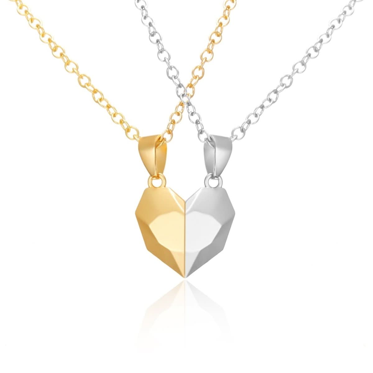 Magnetic Couple Pendant Necklace for Forever Love