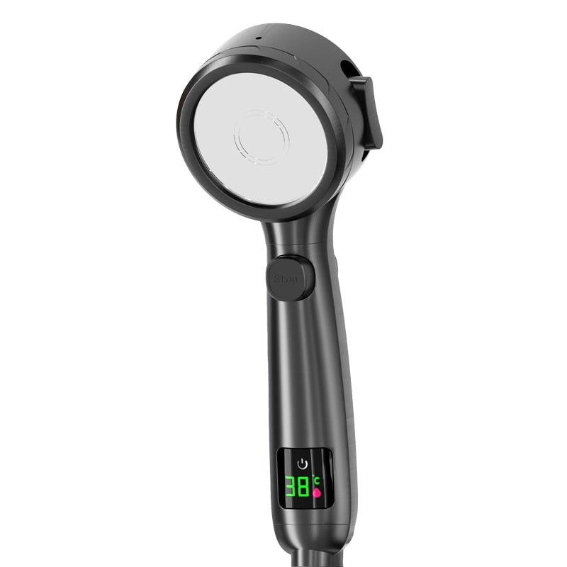 Digital Temperature High Pressure Shower Head - Yeezlab