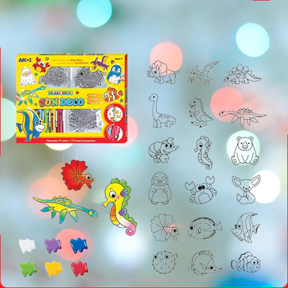 Easy Christmas Glass Art Painting Kit