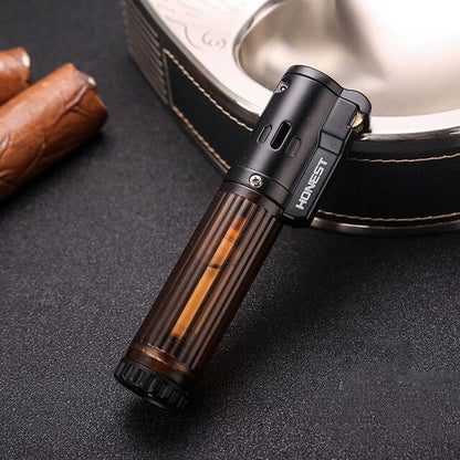 Portable Fast Flame Turbo Butane Lighter