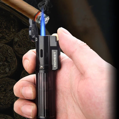 Portable Fast Flame Turbo Butane Lighter