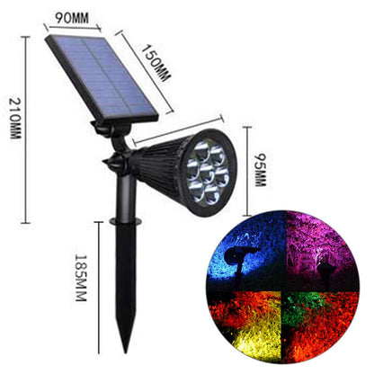Solar Powered Outdoor Color Changing Spotlight - Yeezlab
