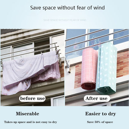 Compact Folding Spin Dry Rack