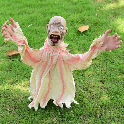 Spooky Animated Zombie Yard Halloween Decor
