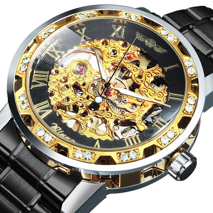 Bold Automatic Skeleton Mens Watch