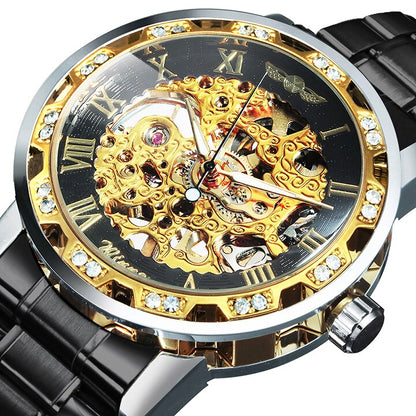 Bold Automatic Skeleton Mens Watch