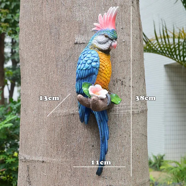 Colorful Bird Branch Wall Decoration