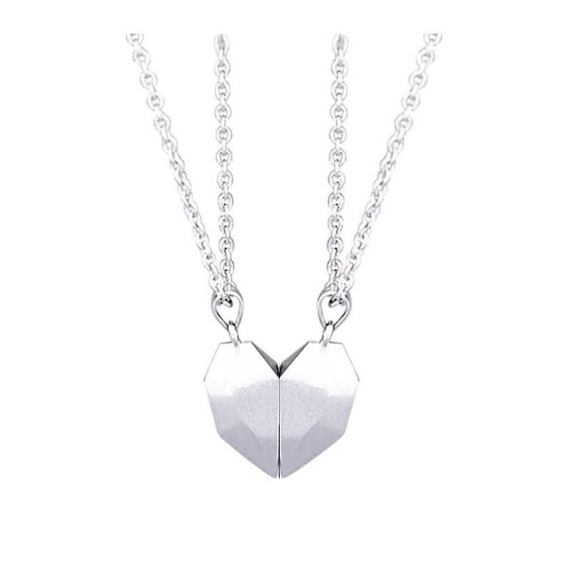 Magnetic Couple Pendant Necklace for Forever Love